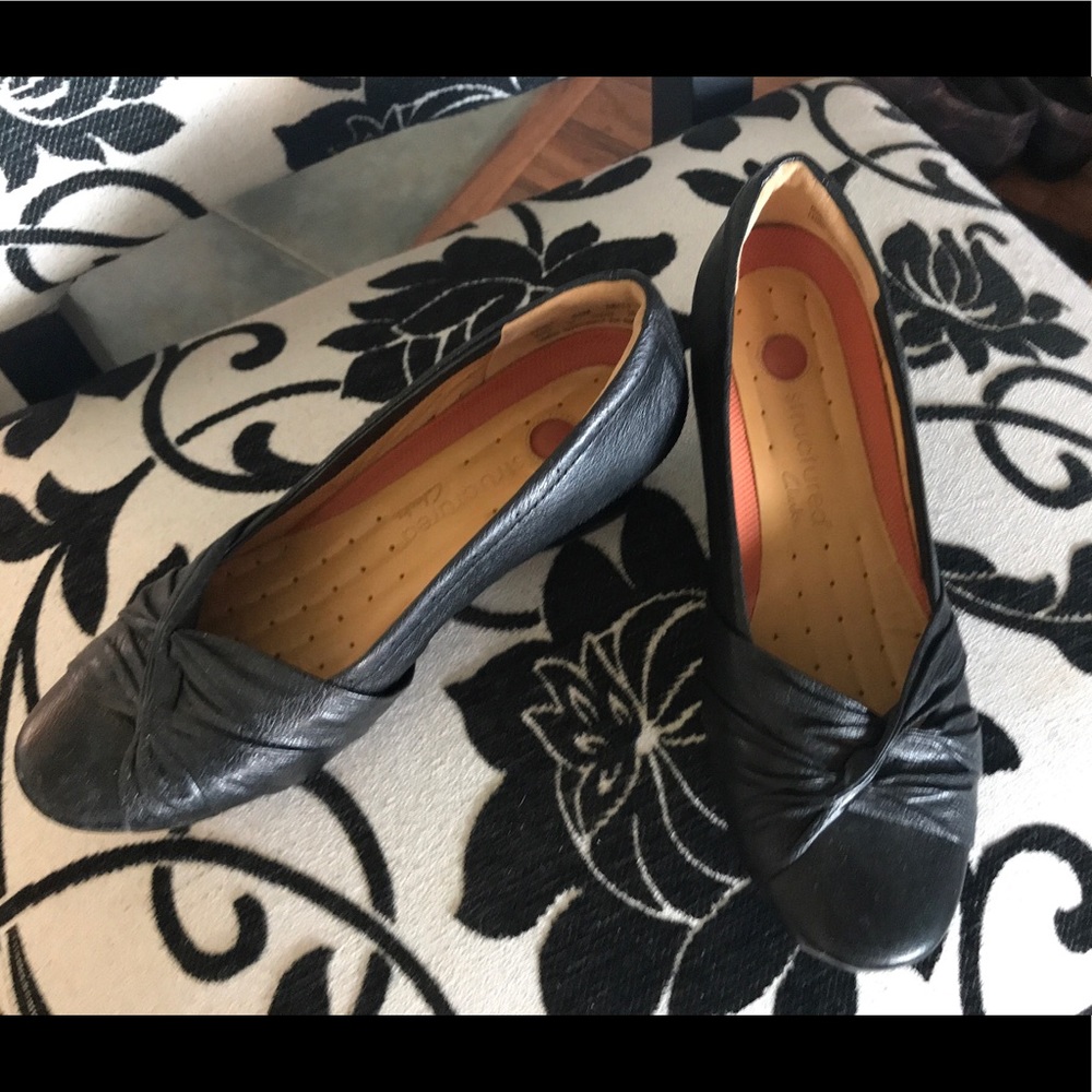 Clarks Stuctured Black Women’s Shoes